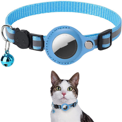 Cat Air Tag Collar in Blue 