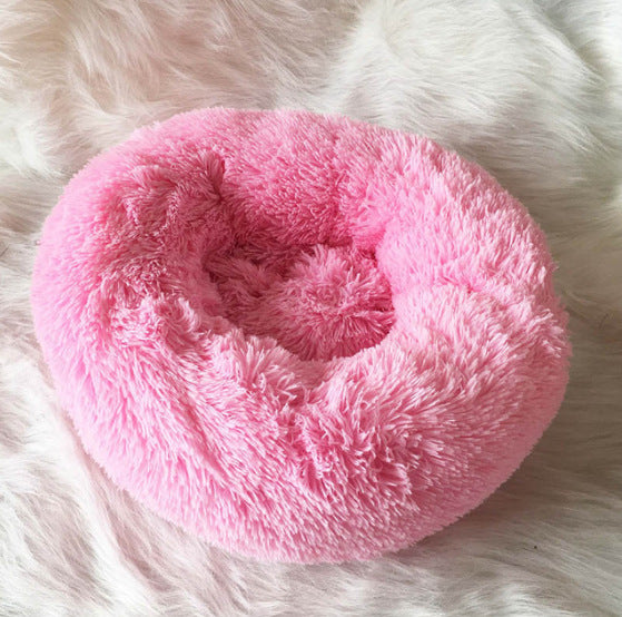 A cozy pink Cat Bed 