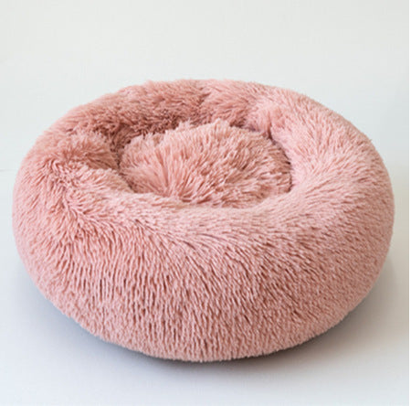 A cozy Pink Cat Bed 