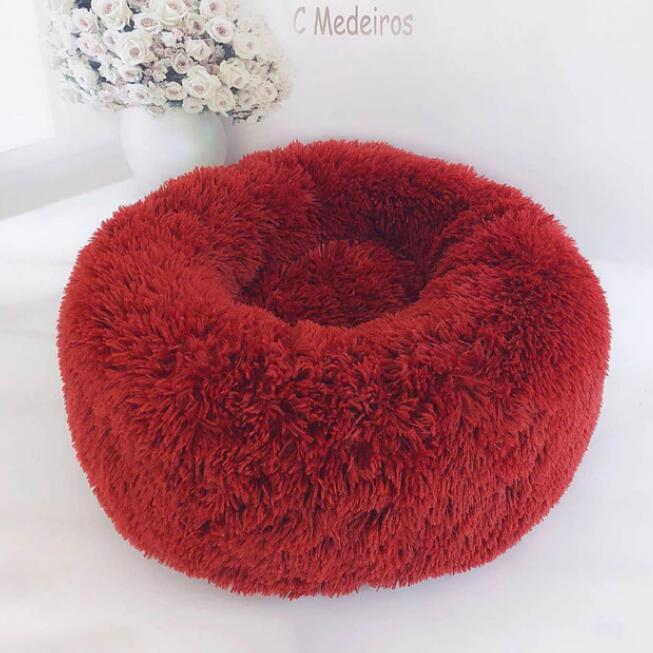 A cozy Red Cat Bed 