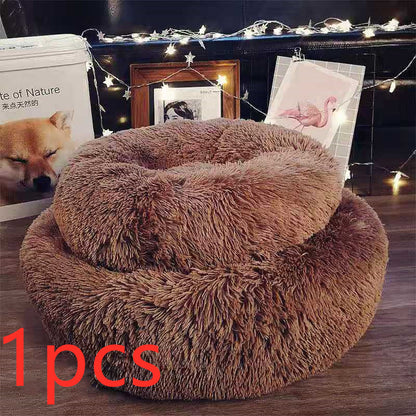 A cozy Brown Cat Bed 