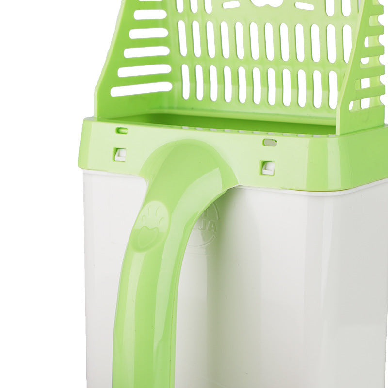 Cat Litter Sifter in a bright green color