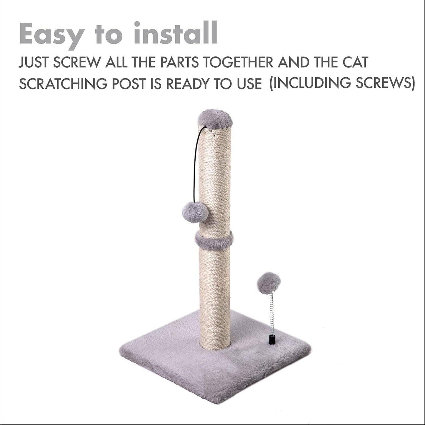 Cat Scratching Post Installation Instructions 