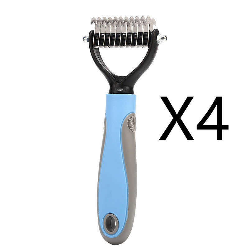 Deshedding brush times four 