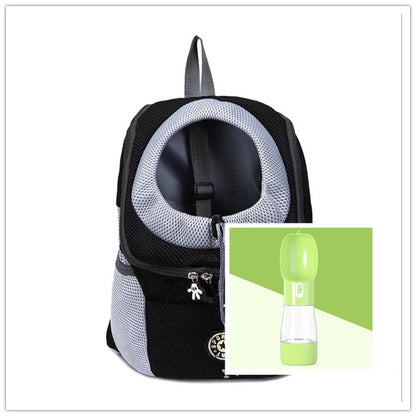 Black Dog Backpack with a free green botte gift 