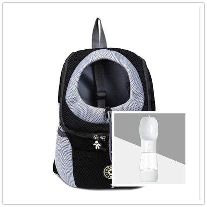 Black Dog Backpack with a free white bottle gift 