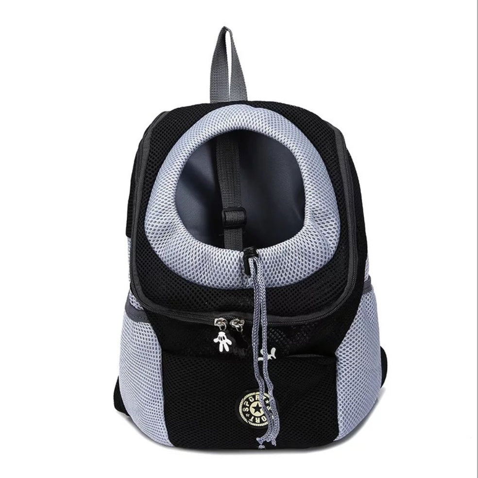 Black colour Dog Backpack 