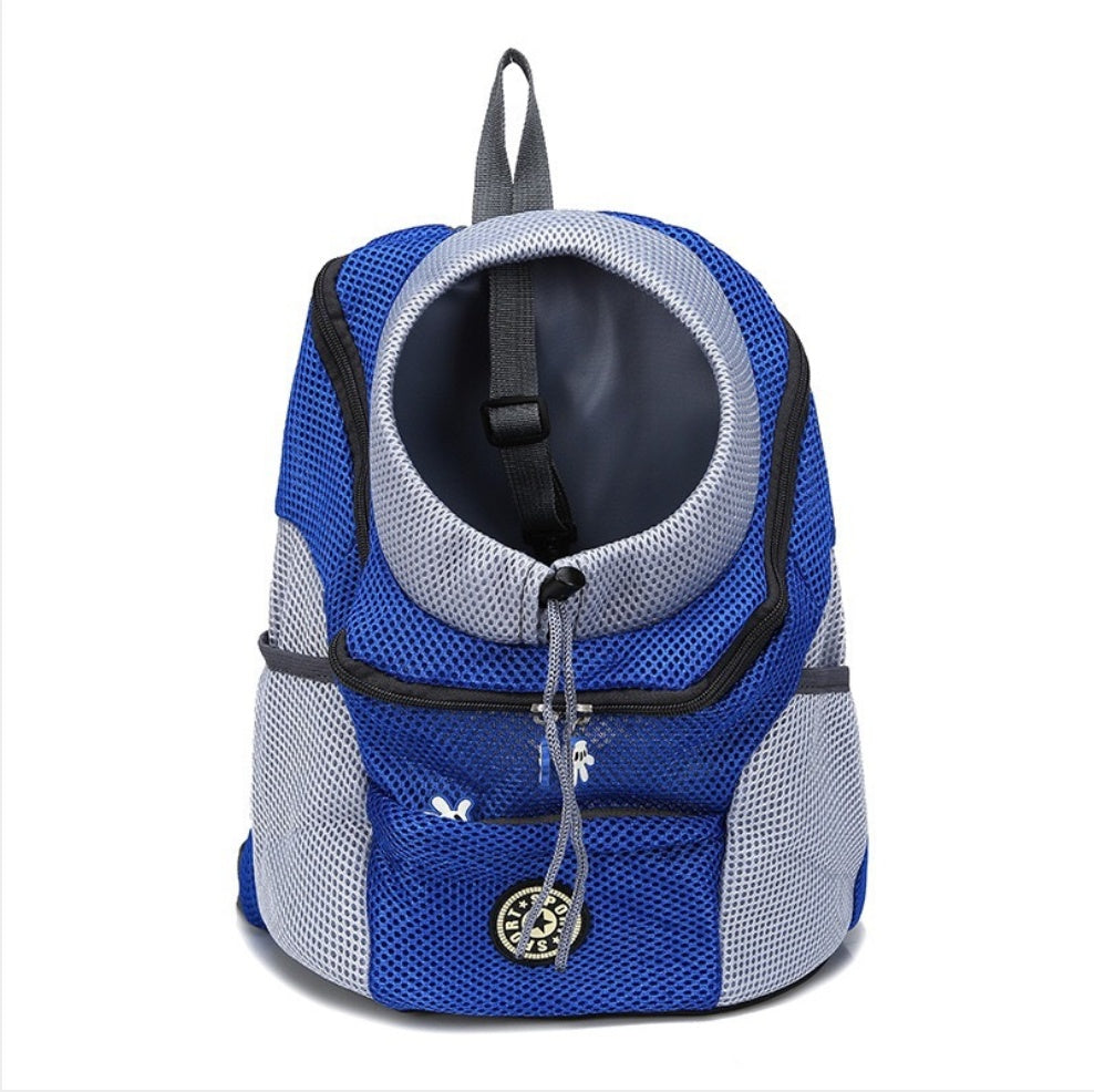 Blue Colour Dog Backpack 