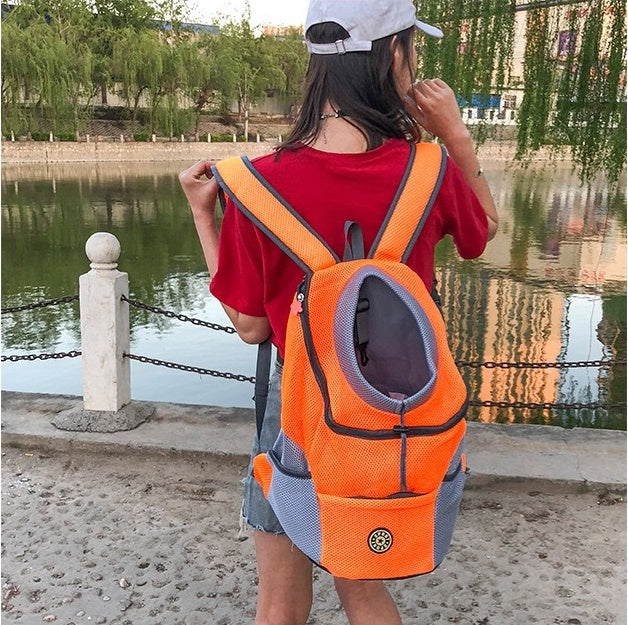 Orange Dog Backpack 