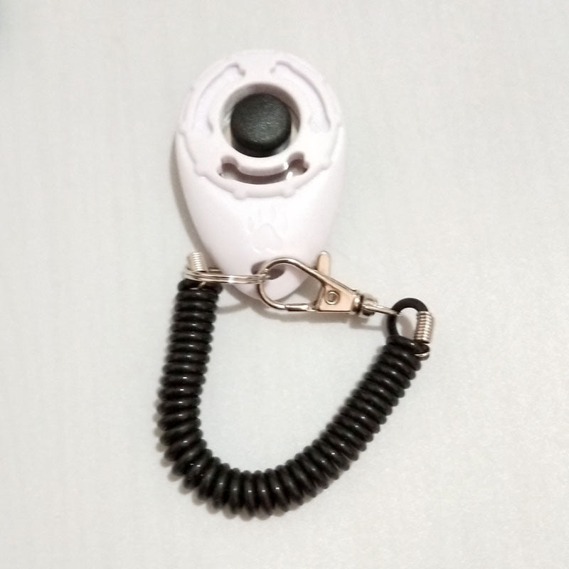 Dog Clicker in White 