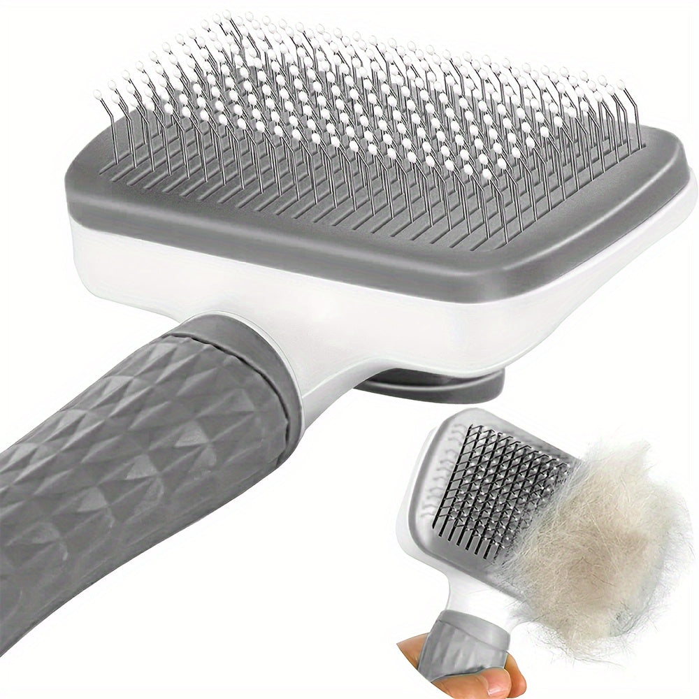 Dog Grooming brush graphic to show the effectiveness 