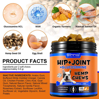 Dog Joint Supplements Showing the Ingredients 