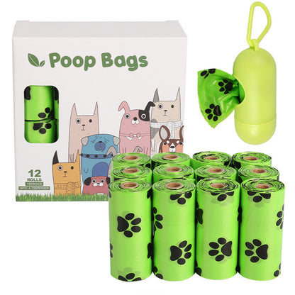 Dog Poop Bags times 12 with holder 