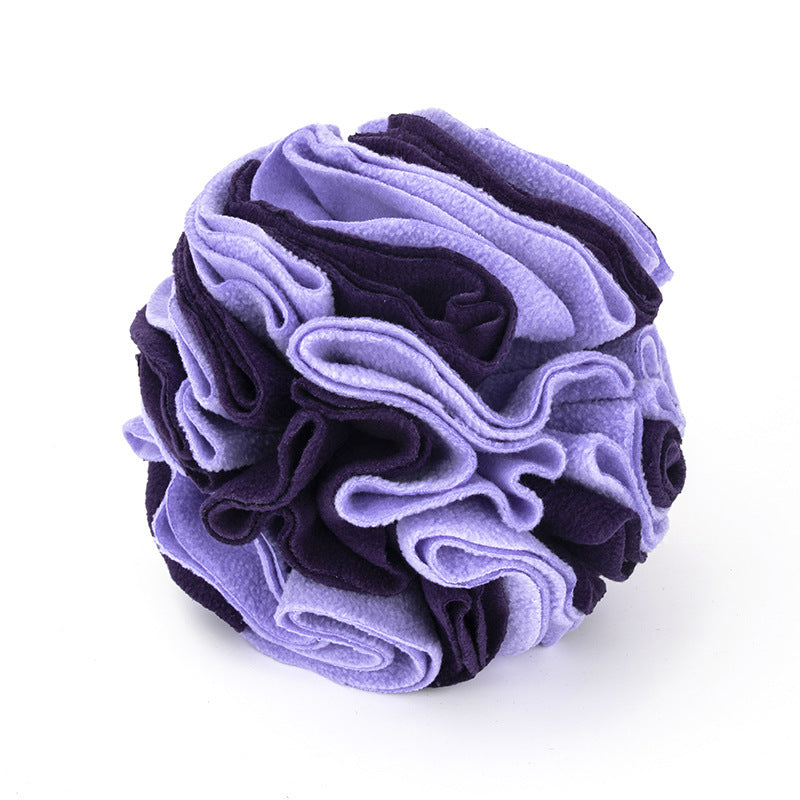 Dog Snuffle Ball  in purple 