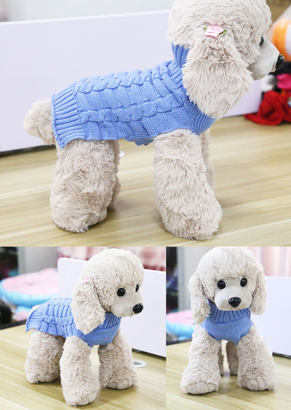 Cozy Blue Dog weater 