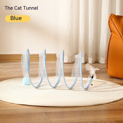 Interactive Cat Toy Blue Colour 