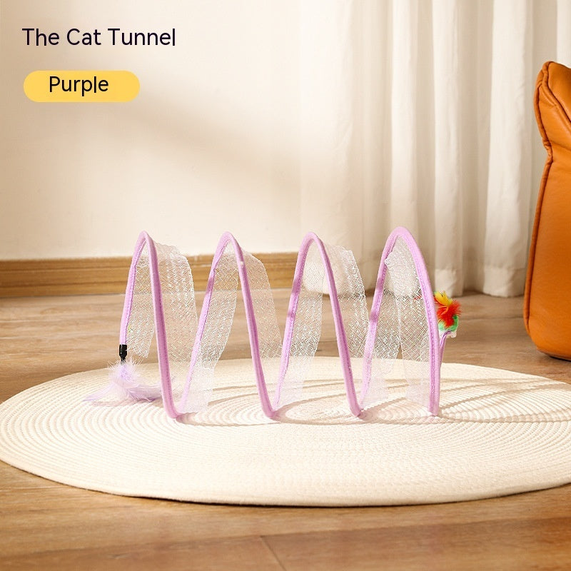 Interactive Cat Toy purple colour 