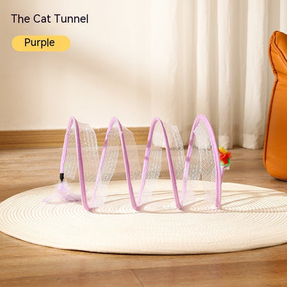 Interactive Cat Toy purple colour 