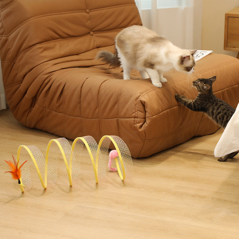 Interactive Cat toy with cats playing 