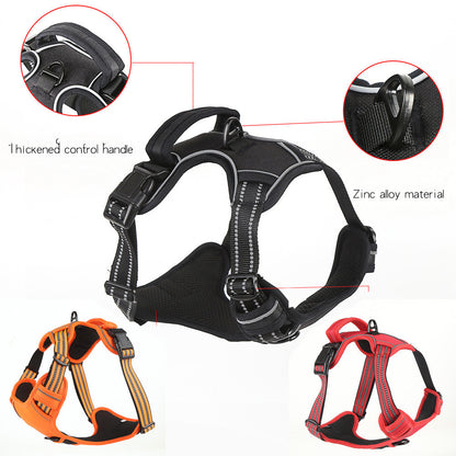 Durable no pull dog harness designed for comfort and control during walks.