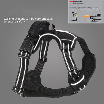 Durable no pull dog harness designed for comfort and control during walks.