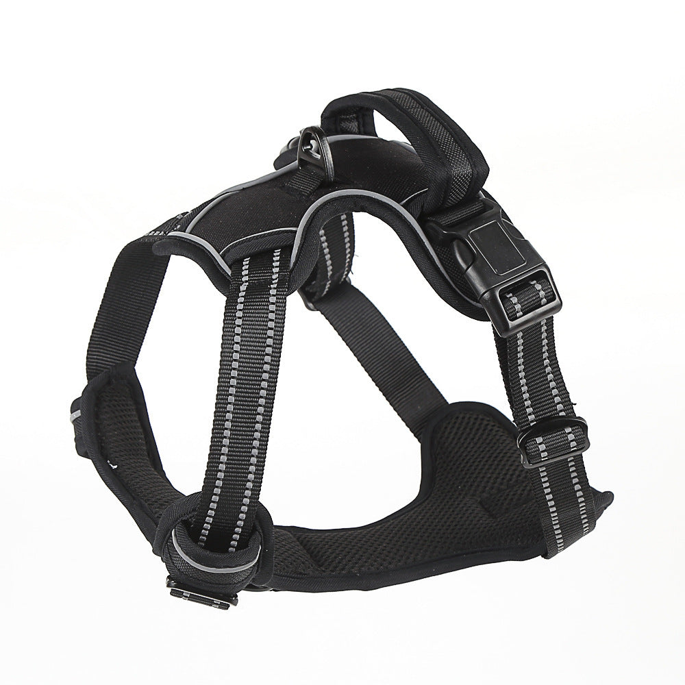 Durable no pull dog harness designed for comfort and control during walks.