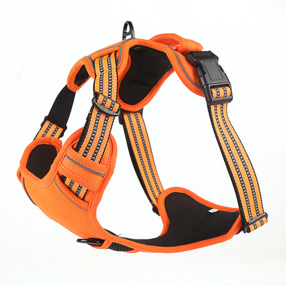 Durable no pull dog harness designed for comfort and control during walks.