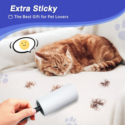 Pet Hair Lint Roller with Cat 