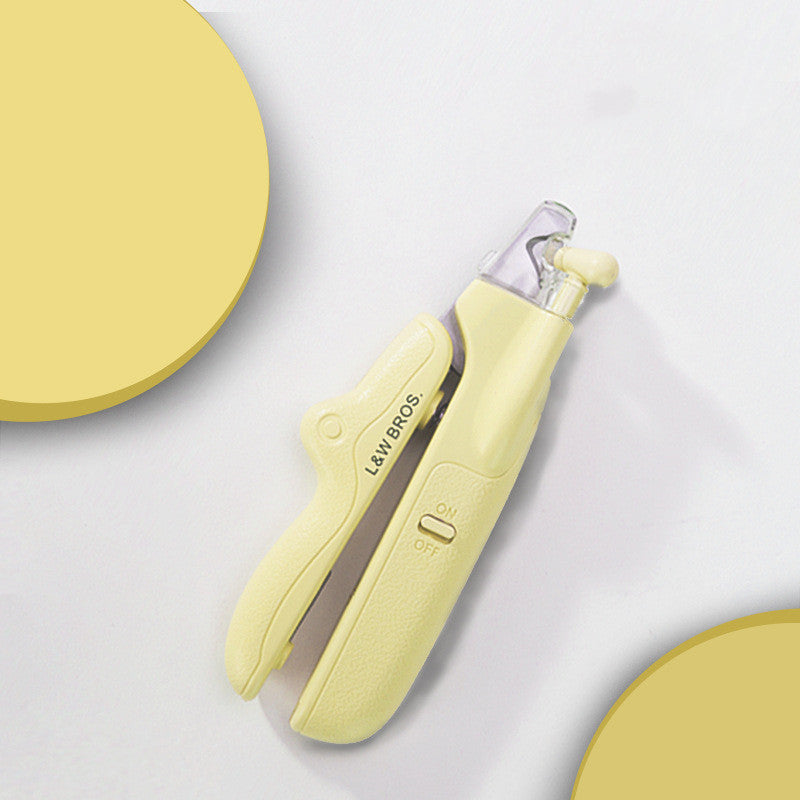 Pet Nail Clippers by Cat Woof in yellow 