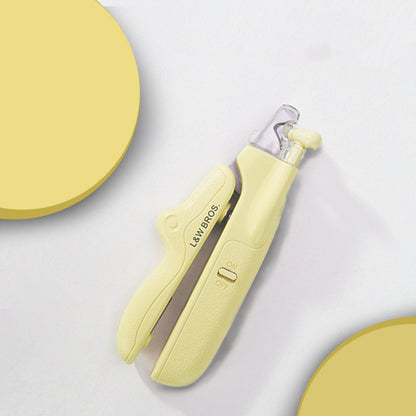 Pet Nail Clippers by Cat Woof in yellow 