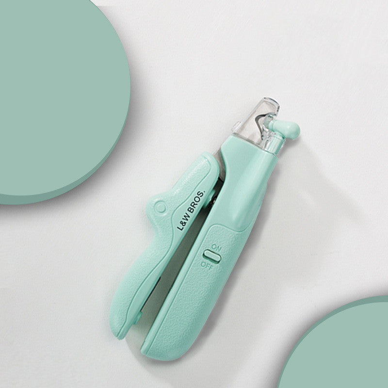 Pet Nail Clippers by Cat Woof in green 