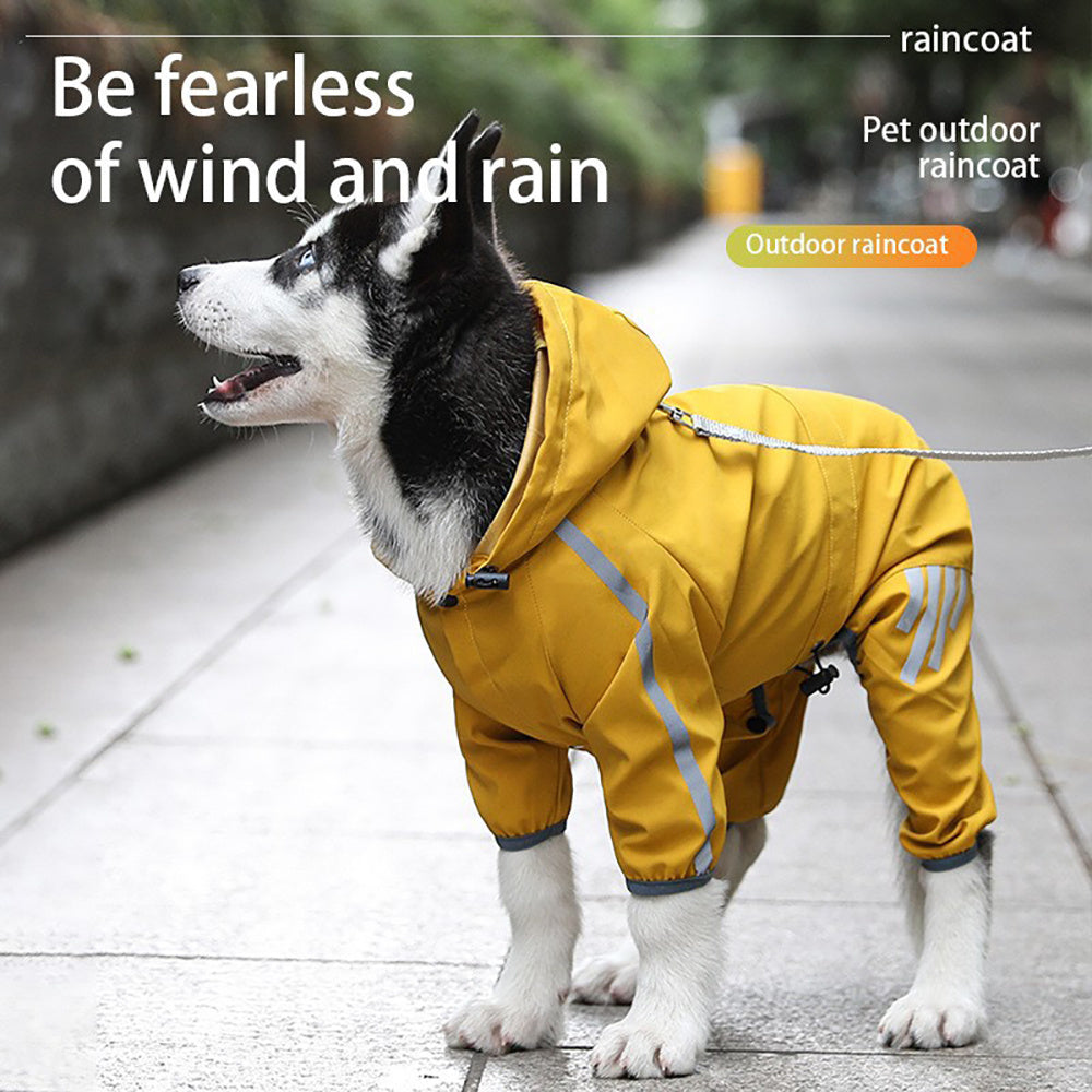 Pet Raincoat be fearless of wind and rain 