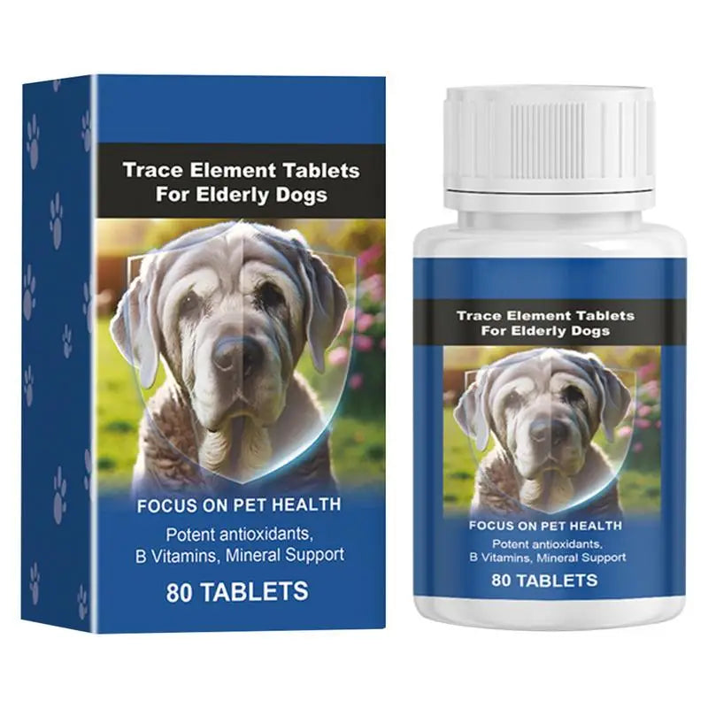 Senior Dog Supplements 80 Tablets 