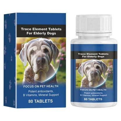 Senior Dog Supplements 80 Tablets 