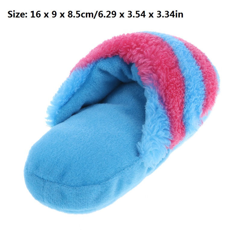 squeaky chew toy slippers 