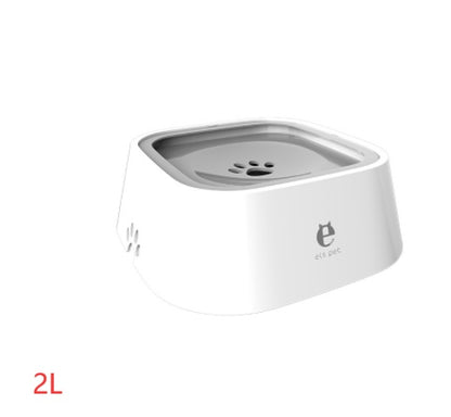 Dog Water bowl in white, 2  litres 