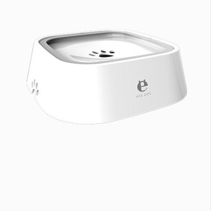 Dog water bowl in white 